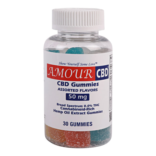 AmourCBD™ Gummies, 50mg CBD, 20 count