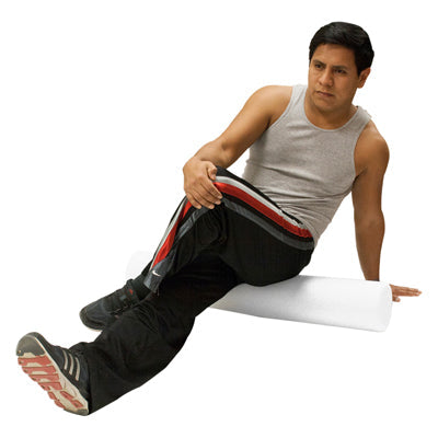 CanDo Foam Roller White Open Cell Foam