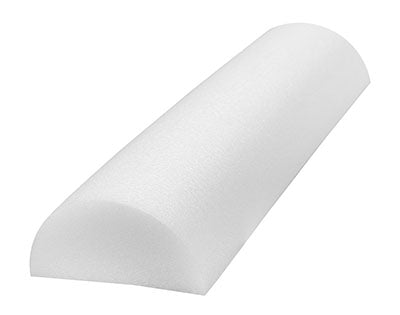 CanDo Foam Roller White Open Cell Foam