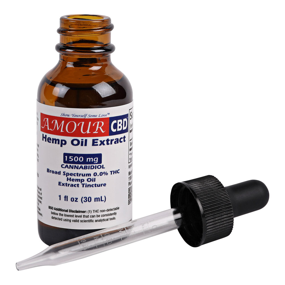 AmourCBD™ Oil, 1oz (30ml), 1500mg strength