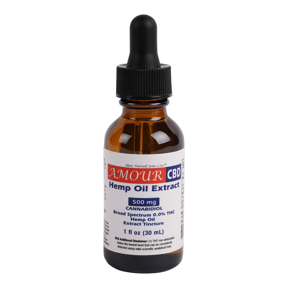 AmourCBD™ Oil, 1oz (30ml), 500mg Strength