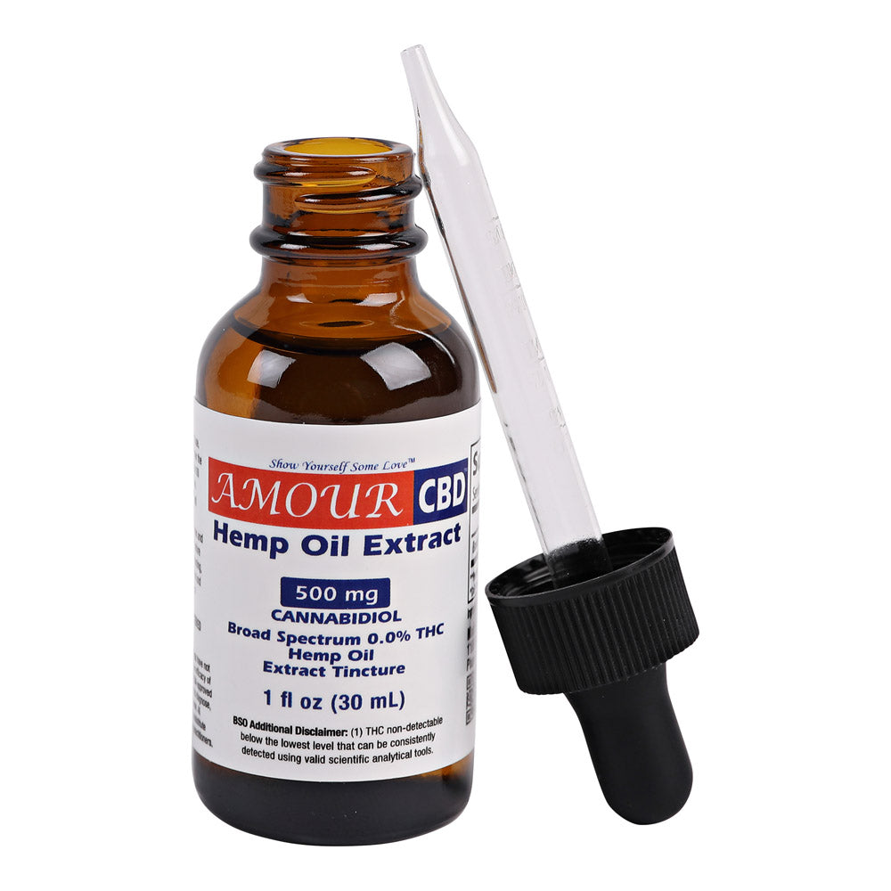 AmourCBD™ Oil, 1oz (30ml), 500mg Strength