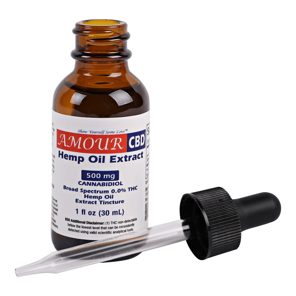 AmourCBD™ Oil, 1oz (30ml), 500mg Strength
